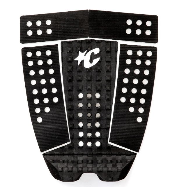 Creatures of Leisure Icon Xtend Surfboard Grip 5 piece pad in black