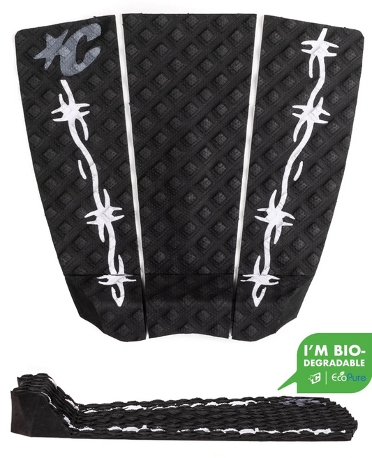 Creatures of Leisure Jack Freestone Lite Ecopure Grip in black with white barbed wire