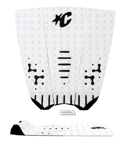 Creatures of Leisure Mick Fanning Loc-Lite EP Grip in white with black details