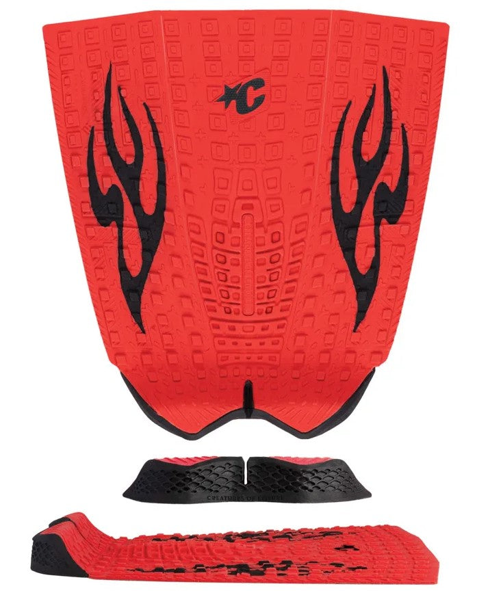 Creatures of Leisure Proto 1.5 Griffin Colapinto Pin Tail Grip Pad in red with black detailing