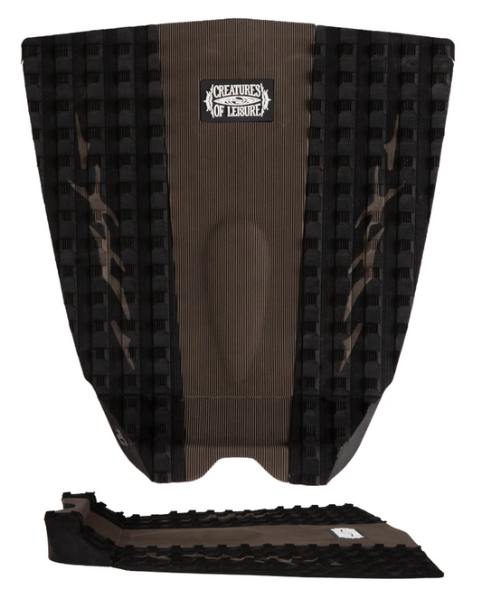 Creatures of Leisure Punish 3 Surfboard Grip in coffee and black colourway