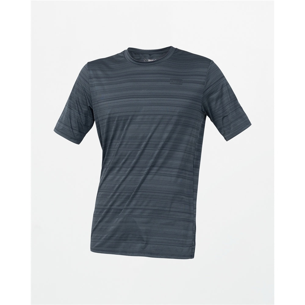 O'Neill 24/7 Tech Short Sleeve Surf Rash Tee in graphite colourway from the front