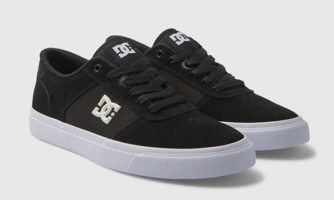 DC Shoes Teknic Skate Shoes in black white colourway