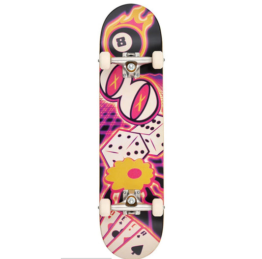 Deca Cards 7.75" Complete Skateboard in multi colour