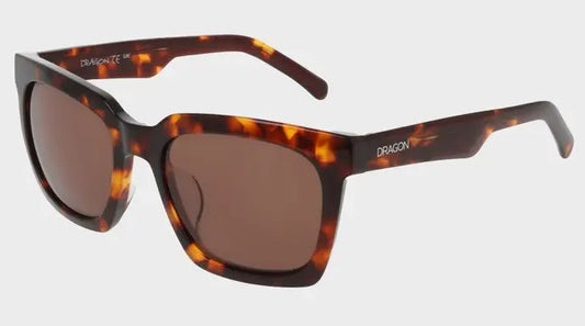 Dragon Cairo Deep Havana coloured frame with Lumalens Brown Lens Sunglasses