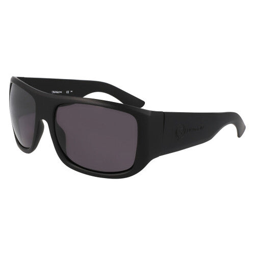 Pair of Dragon Calypso Matte Black frame with Smoke Polarised luma lens Sunglasses