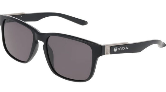 Dragon Capo Matte Blackframes with Lumalens Smoke Polarised Sunglasses