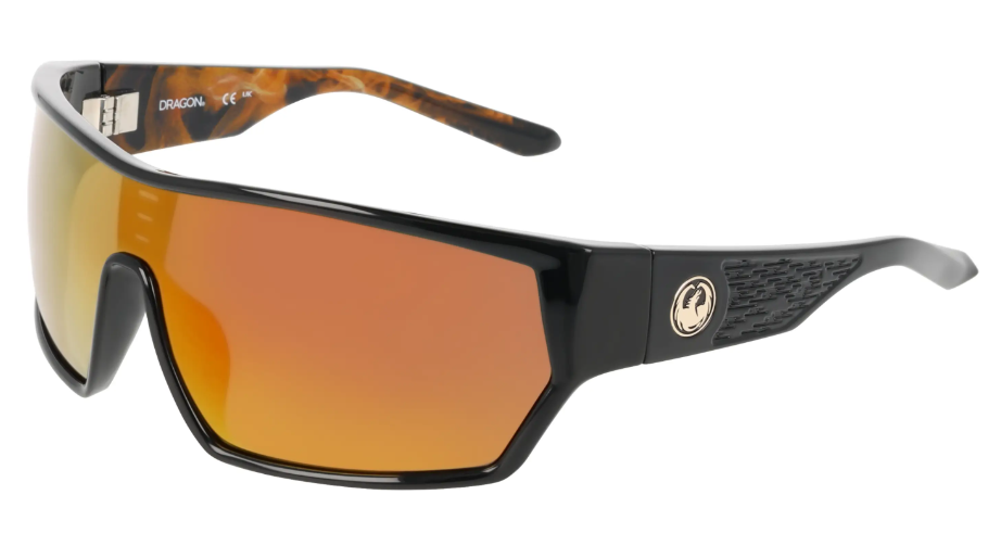 Dragon Havoc Dragon's Breath Lumalens Red Ion Sunglasses on white background