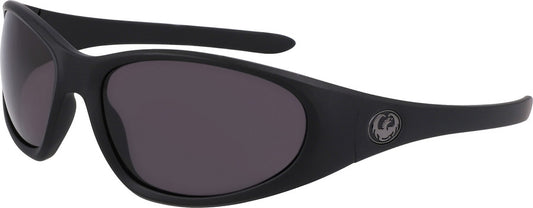 Pair of Dragon The Box 2.0 Matte Black frame with Smoke Polarised Luma Lens  Sunglasses