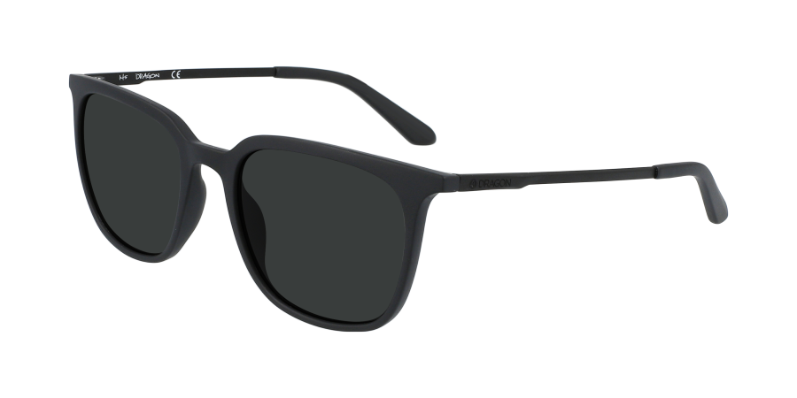 Dragon Ziggy Matte Black with Luma Lens Smoke Sunglasses