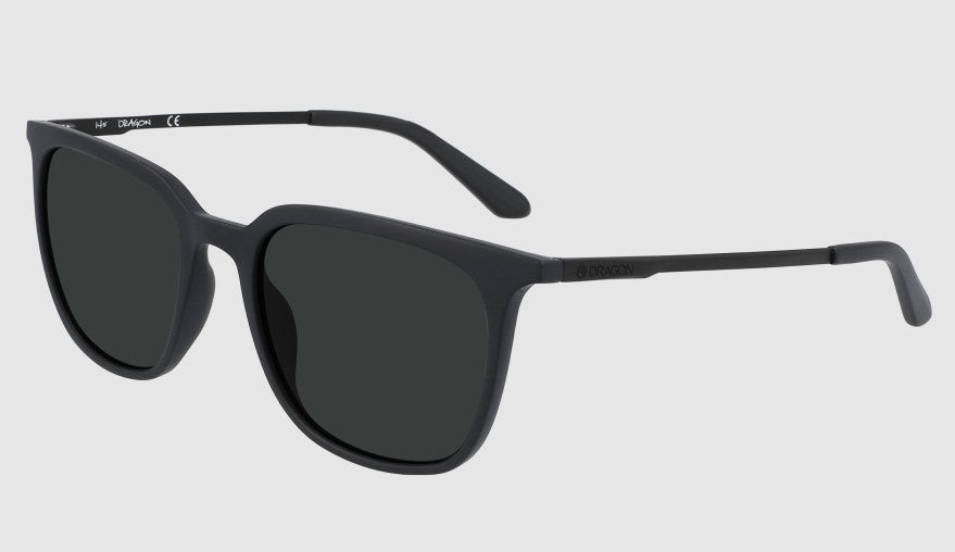 Dragon Ziggy Lumalens Matte Black frame with Smoke lens Sunglasses