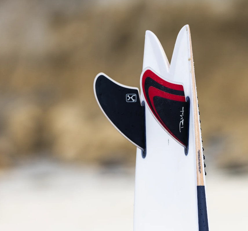 Endorfins Rob Machado Twin Keel Fin Set ( Double tab) in firewire too fish surfboard