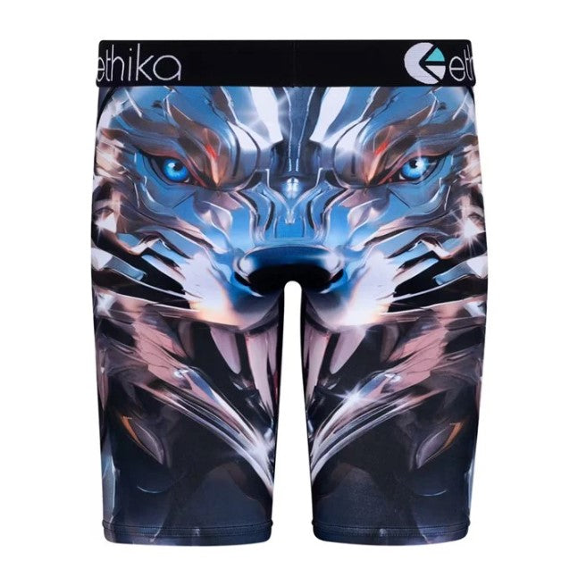 Ethika Boys Chrome Wolf Staple Underwear from rear