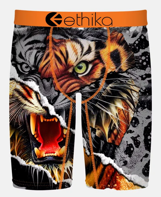 Ethika Mens Tiger Temper Staple Boxers