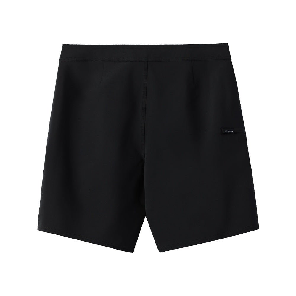 Oneill Mens Hyperfreak Heat Solid 19" Boardshorts in black from rear