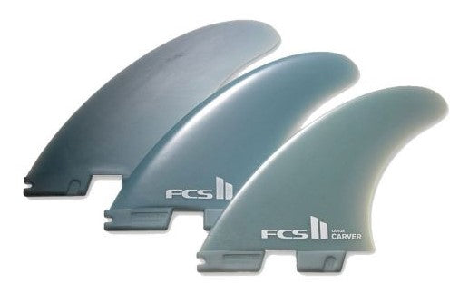 FCS II Carver Glassflex Large Tri Surfboard Fins

