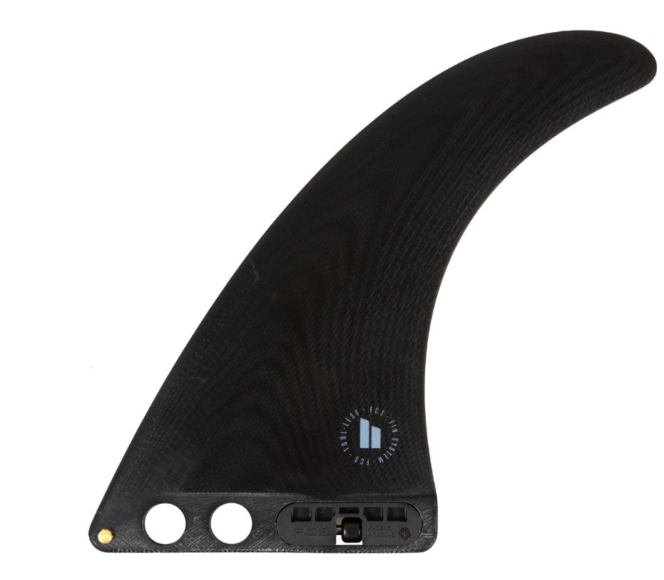 FCS II CONNECT 8" PG LONGBOARD FIN in black performance glass