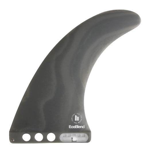 FCS II Connect 9" Neoglass Eco Longboard Fin in smoke colour