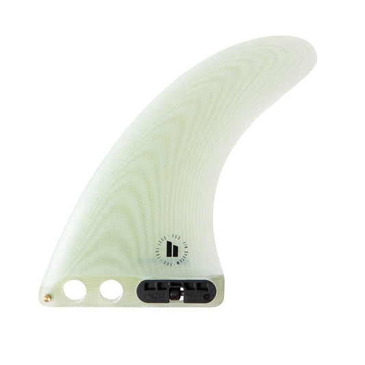 FCS II Mid Single PG 6.5" Midlength/Longboard Fin in clear colour