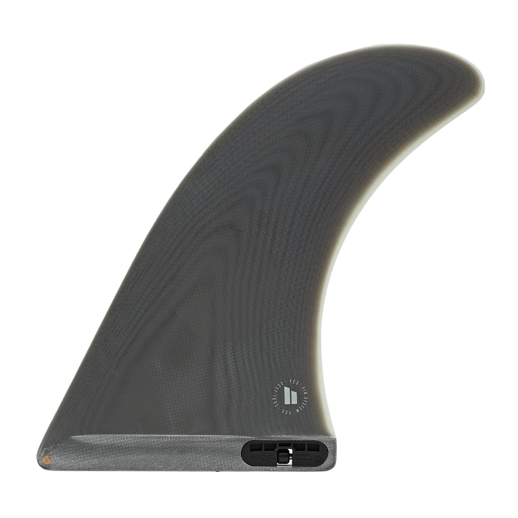 FCS II PIVOT II PG 9.75" LONGBOARD FIN in char grey colour