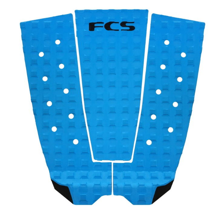 FCS C3 Classic Surfboard Tailpad in blue colourway with black detail