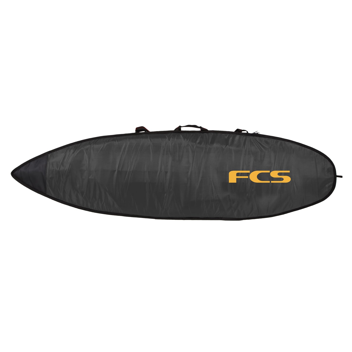 FCS Classic 6'0 All Purpose Boardbag in black with mango logo