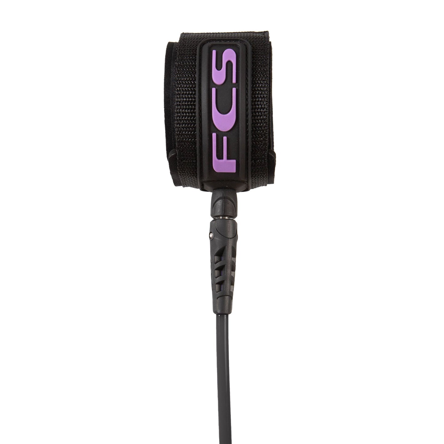 FCS 6' Classic All Round Leash in zappo black purple