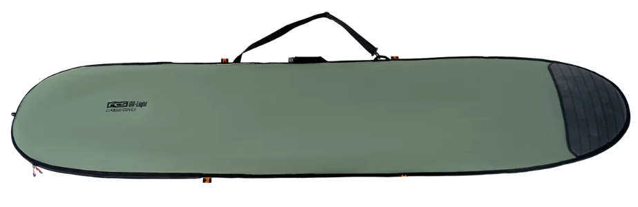 FCS 9'2 Classic Longboard Day Bag in alpine colourway showing top of bag