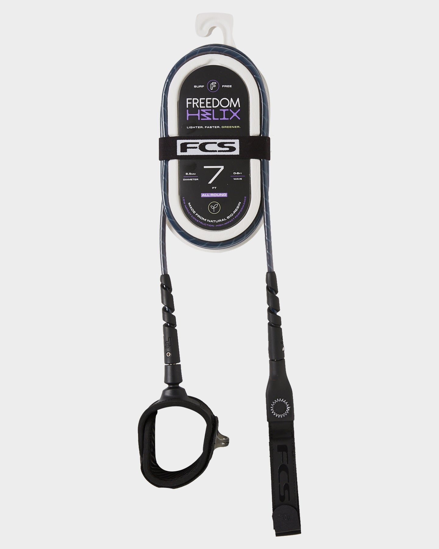 FCS FREEDOM HELIX 7' ALL ROUND surfboard LEASH