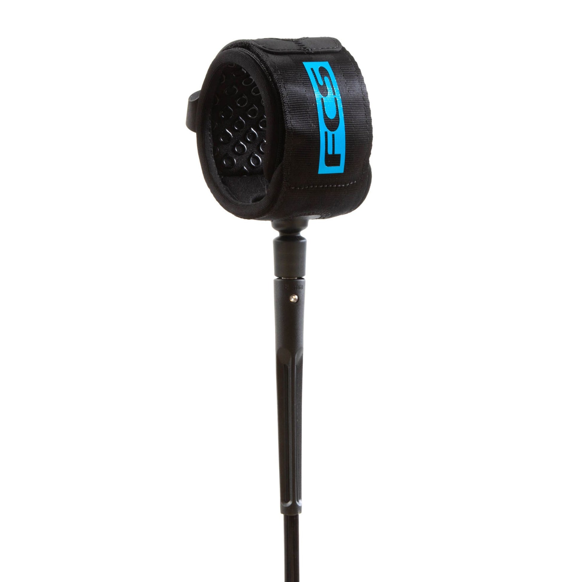FCS 7' Protect Big Wave Leash in black and blue