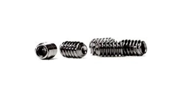 FCS stainless steel GRUB SCREWS showing 5 units
