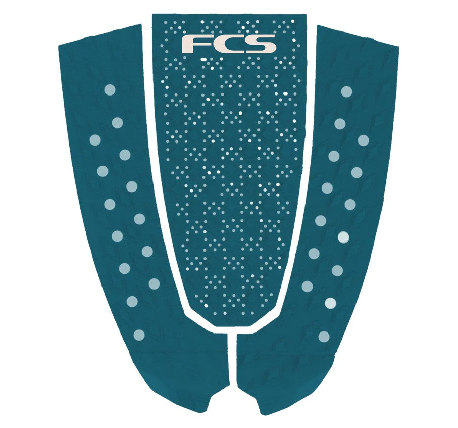 FCS T-3 Pin Eco Surfboard Tailpad in tidal teal colourway