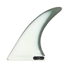 FCS II FLOW II 9.5" PG LONGBOARD FIN white green