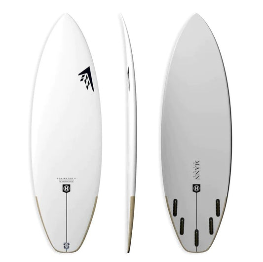 Firewire Dominator 2.0 6'0 Helium Surfboard with Futures Fin boxes and white rail