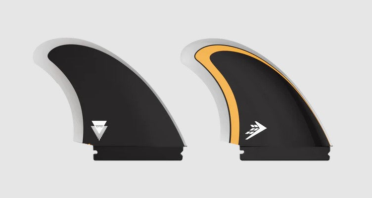 Firewire Tomo Revo Max Twin Keel Surfboard Fins showing a pair