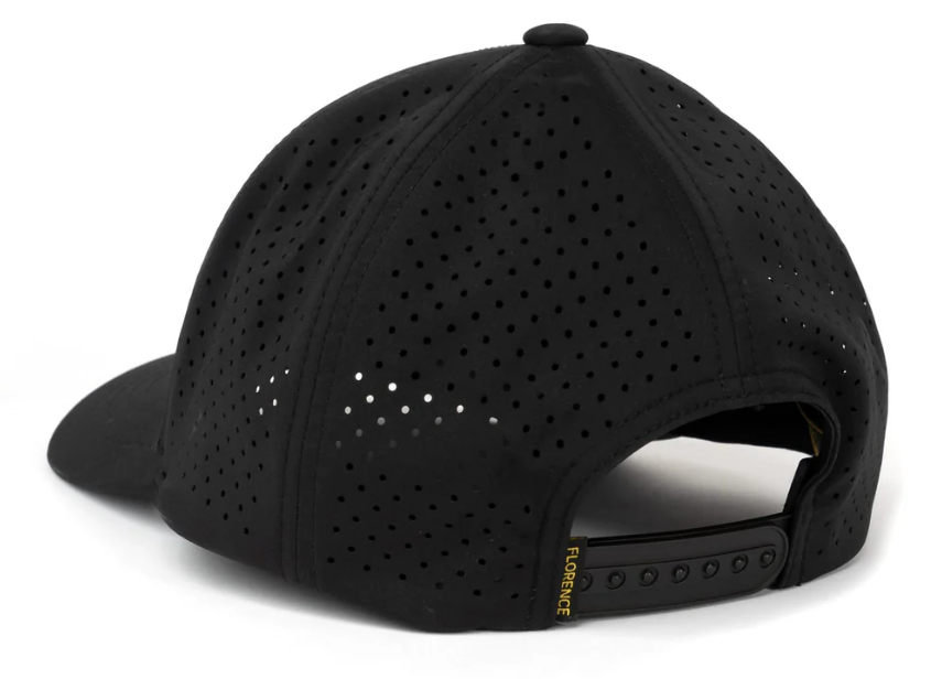 Florence Marine X Airtex Trucker Hat
 in black from rear