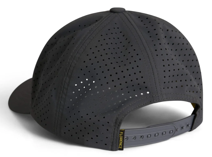 Florence Marine X Airtex Trucker Hat
 in mountain colourway from rear