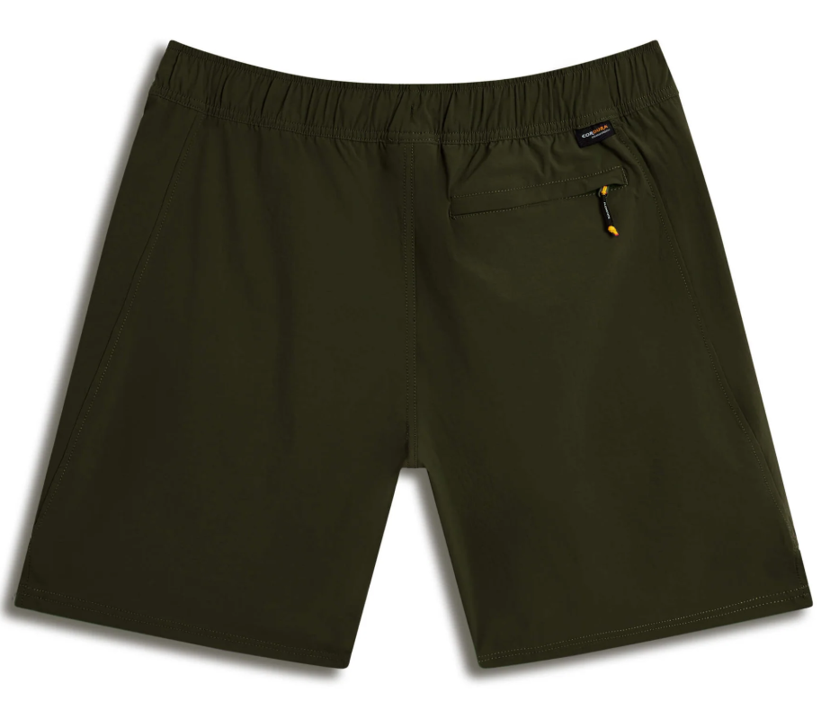 Florence Marine X All Purpose Cordura Short in overdye green from the back