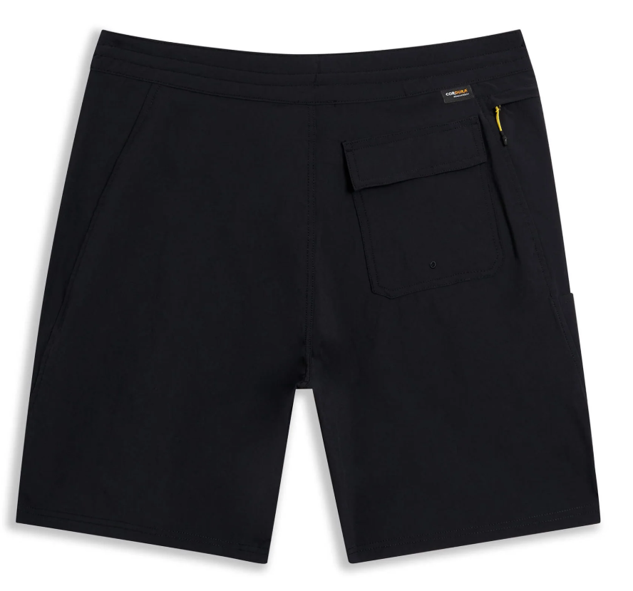 Florence Marine X Cordura 18.5" Utility Shorts in black from the back