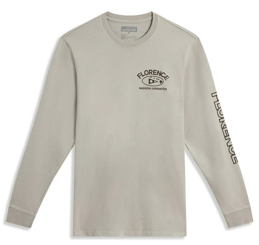 Florence Marine X Equipment Modern Long Sleeve Tee in willow from front