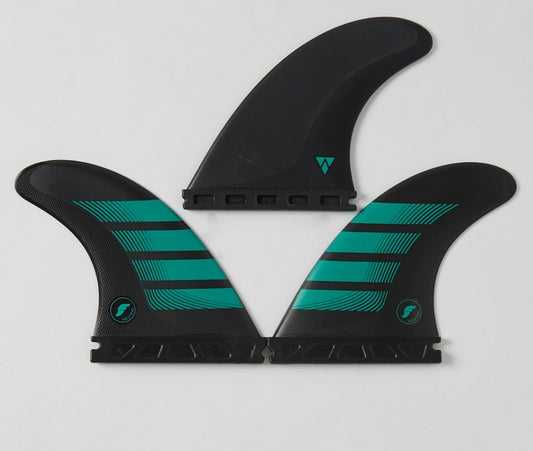 Futures Alpha Carbon F6 Medium Thruster Surfboard Fin Set