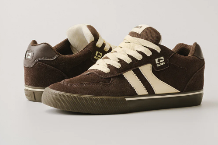 Globe Encore 2 Men's Skate Shoes ion brown and dark gum colourway showing pair