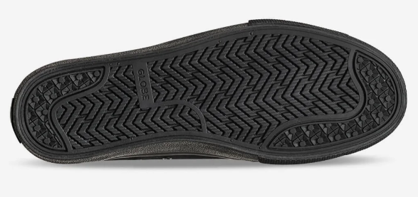 Globe Goodstock Skate Shoes in black showing sole