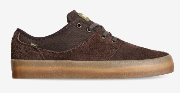 Globe Mahalo Skate Shoes - Dark Brown/Crepe from the side