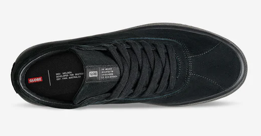 Globe Melbek High Boots - Black showing one boot from above