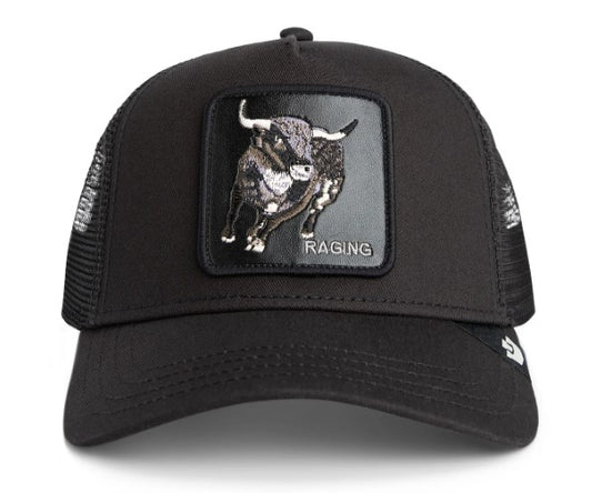 Goorin Bros Raging Trucker Cap in void blacked out colourway