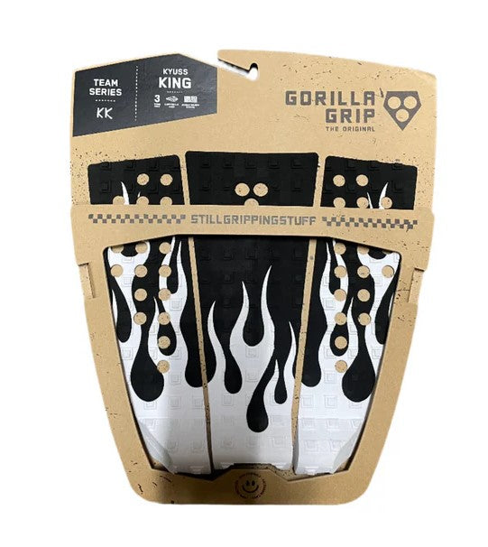 Gorilla Grip Kyuss White Flames Surfboard Tailpad