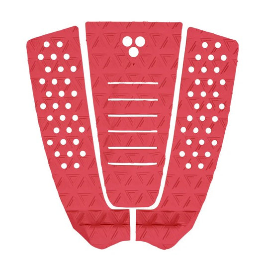 Gorilla Grip The Jane 3 Piece Surfboard Tailpad in red colourway