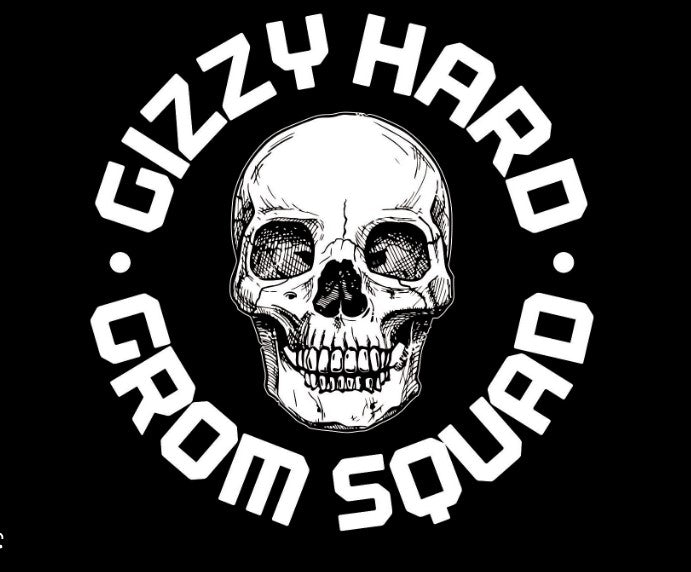 Gizzy Sign GIZZY HARD GROM SQUAD STICKER – Blitz Surf Shop