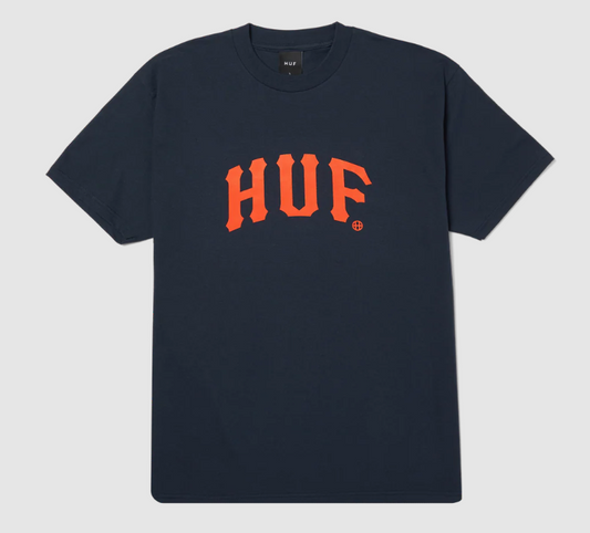 Huf Arch T-Shirt in navy